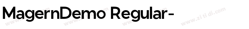MagernDemo Regular字体转换